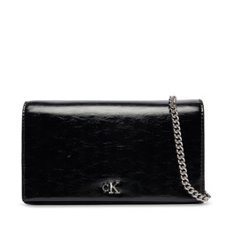 Calvin Klein Bolso Calvin Klein Ck Metallic Wallet On Chain LV04F3320G Negro