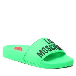 LOVE MOSCHINO Παντόφλες LOVE MOSCHINO JA28052G1GI13810 Fluo Verdino/Nero