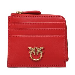 Pinko Kreditinių kortelių dėklas Pinko Card Holder PE 23 PCPL 100879 A0GK Red R41Q