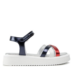 

Босоніжки Tommy Hilfiger Velcro Sandal T4A2-32184-0371 M Blue/White/Red Y004, Кольоровий