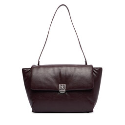 Calvin Klein Handtasche Calvin Klein Emblem Hw Padded Satchel LV04F3615G Dunkelrot