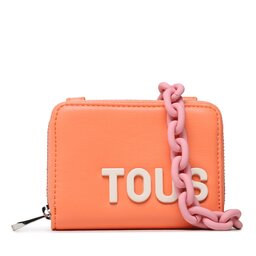 TOUS Malá dámska peňaženka TOUS Monedero M Carol 2001850709 Orange