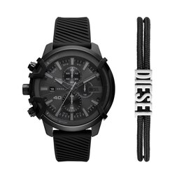 Diesel Zegarek Diesel Griffed DZ4650SET Black/Black