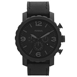 Fossil Zegarek Fossil Nate JR1354 Black/Black