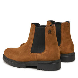 

Челсі Tommy Hilfiger Casual Cleated Suede Chelsea FM0FM05037 Coconut Grove GVQ, Коричневий