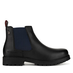 U.S. Polo Assn. Gležnjarji Chelsea U.S. Polo Assn. YUMI001M/DLE1 Črna