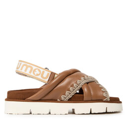 Mou Sandalen Mou New # 03 Criss-Cross Upper SW461004C Braun
