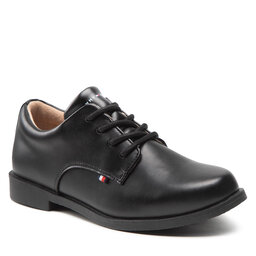 Tommy Hilfiger Halbschuhe Tommy Hilfiger Lace-Up Shoe T3B4-32585-0371 S Black 999