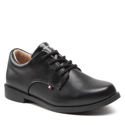 Tommy Hilfiger Zapatos hasta el tobillo Tommy Hilfiger Lace-Up Shoe T3B4-32585-0371 S Black 999