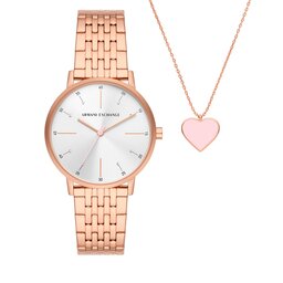 Armani Exchange Ceas Armani Exchange AX7145SET Rose Gold