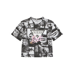 Guess Guess Футболка J5YI07 K6YW4 Чорний Regular Fit