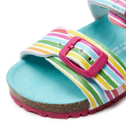 

Босоніжки Agatha Ruiz de la Prada 242939-A M Blanco Y Rayas, Кольоровий
