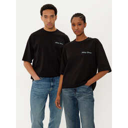Filling Pieces Filling Pieces Camiseta Unisex Chrome Flower 7449982 Negro Regular Fit