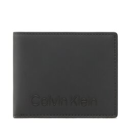 Calvin Klein Cartera grande para hombre Calvin Klein Ruberized Bifold 5Cc W/Coin K50K509606 BAX