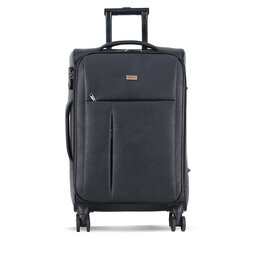 Semi Line Μεσαία Βαλίτσα Semi Line T5774-2 Μαύρο