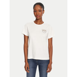 PINKO PINKO Camiseta Quentin 103320 A2RN Blanco Regular Fit