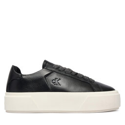 Calvin Klein Sneakers Calvin Klein Flatform Laceup Lth Wl HW0HW03229 Schwarz