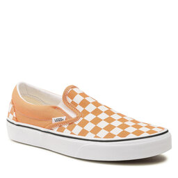 

Кросівки Vans Classic Slip-On VN0A33TB9HL1 (Chkrbrd)Cadmiumorngtrwht, Оранжевий