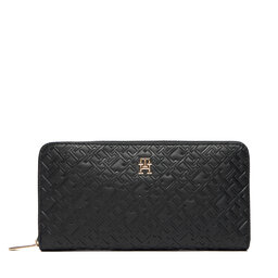 Tommy Hilfiger Cartera Tommy Hilfiger Lgr Za Mono AW0AW18036 Negro