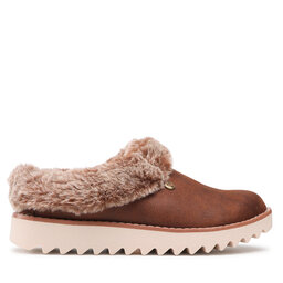 Skechers Kapcie Skechers BOBS Winter Rock 113423/BRN Brązowy