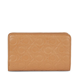 

Жіночий гаманець Calvin Klein Re-Lock Bifold Fr Wallet Emb K60K611318 Brown Sugar GA5, Коричневий