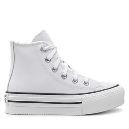 

Кеди Converse Ctas Eva Lift Hi A01016C White/Natural Ivory/Black, Білий