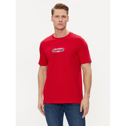 Tommy Hilfiger Tommy Hilfiger Majica Track Graphic MW0MW34429 Rdeča Regular Fit