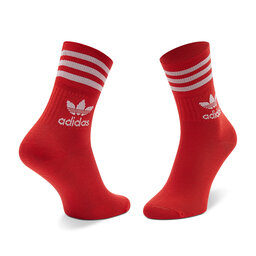 

Набір з 3 пар низьких шкарпеток unisex adidas Mid Cut Crew HL9221 White/Bliss Pink/Vivid Red, Кольоровий