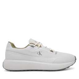 Calvin Klein Jeans Сникърси Calvin Klein Jeans Athleisure Runner Tech Ripstop YM0YM01205 Екрю