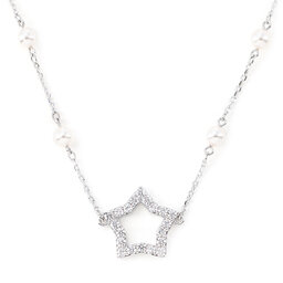 

Намисто Swarovski Stella 5645379 White/Rhs, Срібний