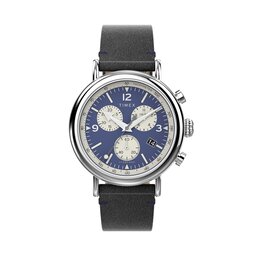 Timex Zegarek Timex Standard Chronograph TW2V71100 Black