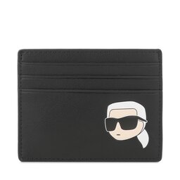 KARL LAGERFELD Etui pentru carduri KARL LAGERFELD 230W3214 Black A999
