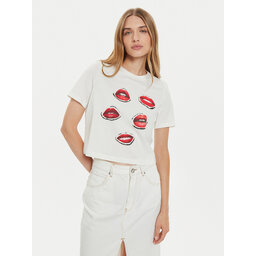 Vero Moda Vero Moda Póló Elena 10326789 Fehér Boxy Fit