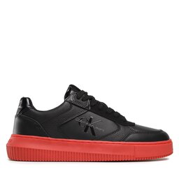 

Снікерcи Calvin Klein Jeans Chunky Cupsole Lth-Pu Mono YM0YM00550 Black/Ruby Red 0GR, Чорний