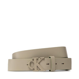 Calvin Klein Jeans Cinturón para mujer Calvin Klein Jeans Round Mono Plaque Belt 30Mm K60K609832 RB8