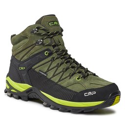 CMP Chaussures de trekking CMP Rigel Mid Trekking Shoes Wp 3Q12947 Kaki-Acido 02FP