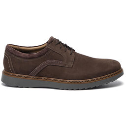 

Туфлі Clarks Un Geo Lace 261367597 Dark Brown Nubuck, Коричневий