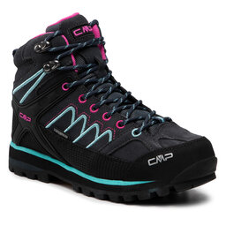 CMP Chaussures de trekking CMP Moon Mid Wmn Trekking Shoe Wp 31Q4796 Antracite/Acqua 33UL