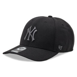 47 Brand Шапка с козирка 47 Brand New York Yankees B-MVPSP17WBP-BKAH Black