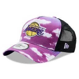 New Era Καπέλο Jockey New Era LA Lakers Cloud All Over Print 60362727 Μωβ