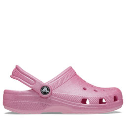 Crocs Şlapi Crocs Classic Glitter Kids Clog T 206992 Roz