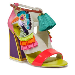 Kat Maconie Sandaler Kat Maconie Aya Flared Red/Cyber Grape