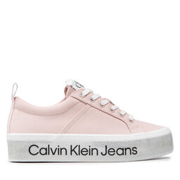 

Снікерcи Calvin Klein Jeans Flatform Vulcanized 3 YW0YW00491 Pale Conch Shell TFT, Рожевий