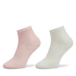Tommy Hilfiger Набір з 2 пар низьких жіночих шкарпеток Tommy Hilfiger 373001001 Pink Combo 033