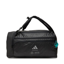 adidas Krepšys adidas Mercedes - AMG Petronas Formula One Team Hybrid Duffel Bag JX6467 Pilka