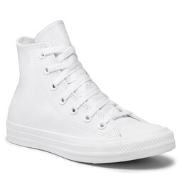 Converse Bambas Converse Ct A/S Lthr Hi 1T406 White Monochrome