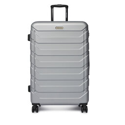 Gino Rossi Голям куфар Gino Rossi GIN-L-003-05-SILVER Сребрист