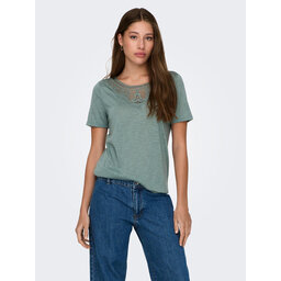 JDY JDY Camiseta Dodo 15296235 Verde Regular Fit