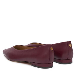 LAUREN RALPH LAUREN Ballerinas LAUREN RALPH LAUREN Audri 802P18411006 Dunkelrot