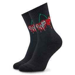 Pinko Κάλτσες Ψηλές Γυναικείες Pinko Aimee 101204 A0VD Black/Red Multi ZR3